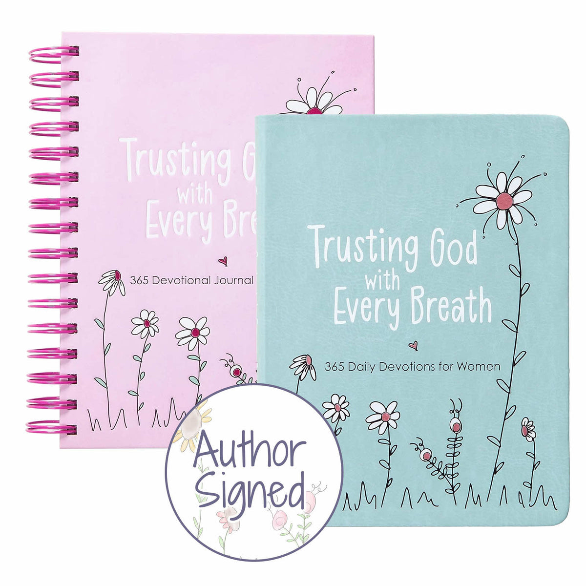 Trusting God with Every Breath — Signed Book + Journal Bundle