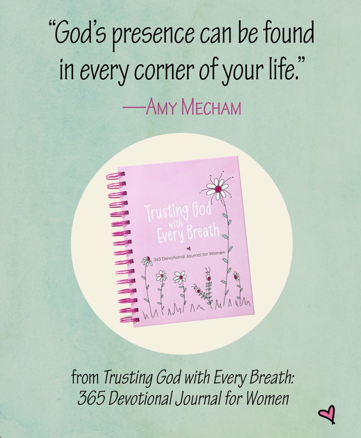 Trusting God with Every Breath Companion Journal (Signed)