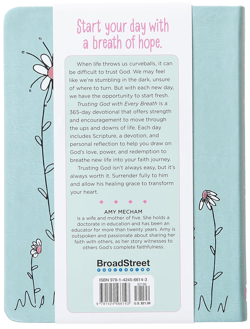Trusting God with Every Breath back cover