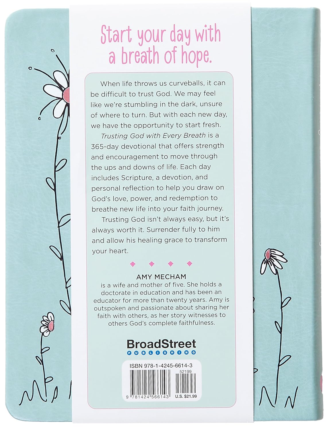Trusting God with Every Breath back cover
