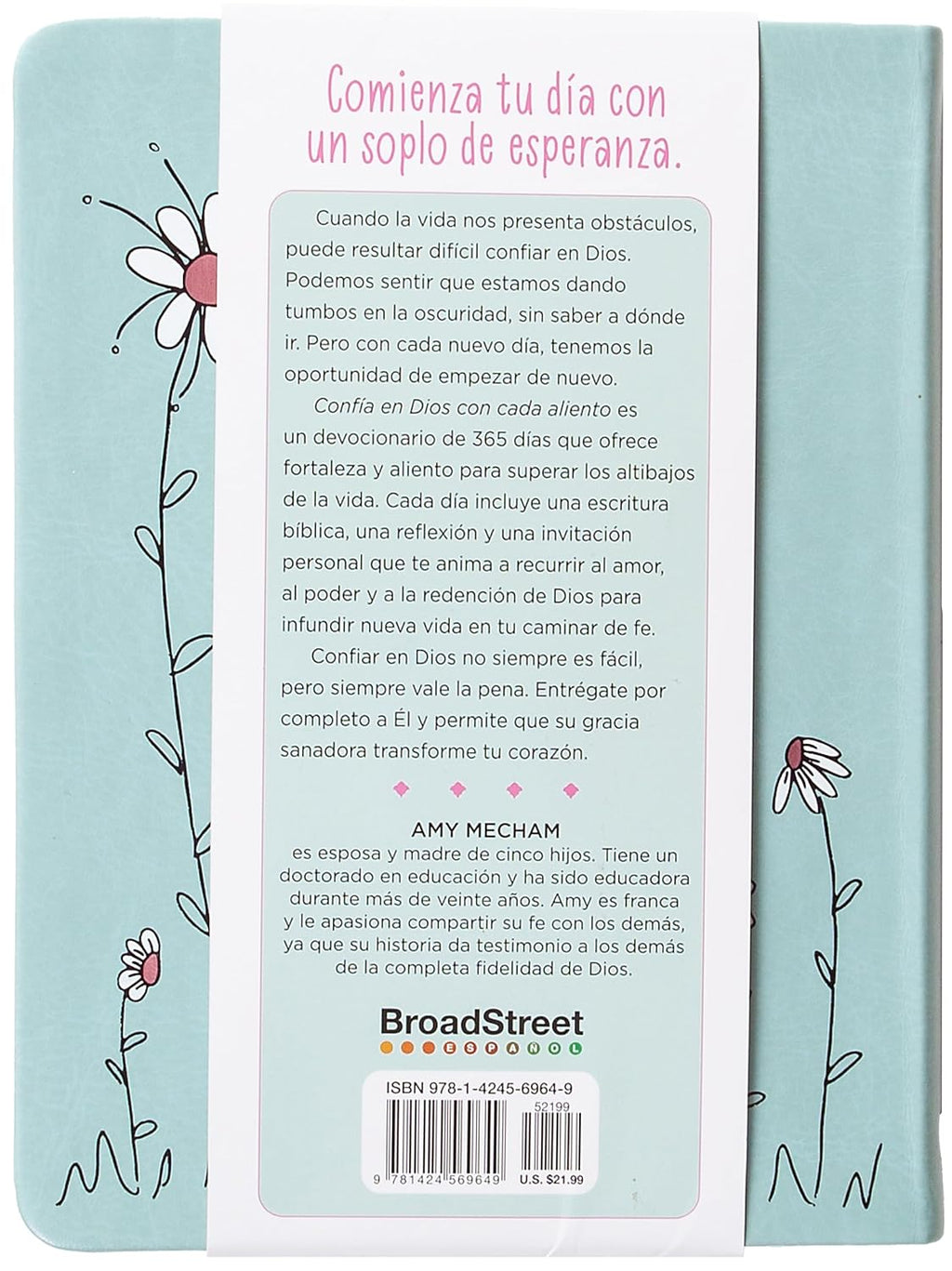 Confía en Dios con cada aliento back cover
