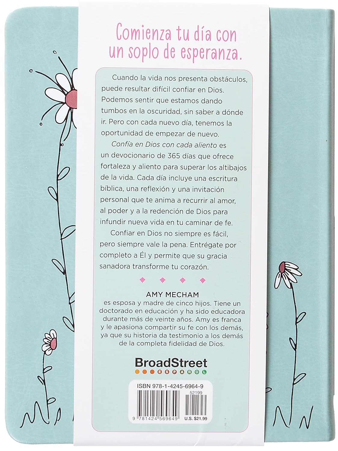 Confía en Dios con cada aliento back cover